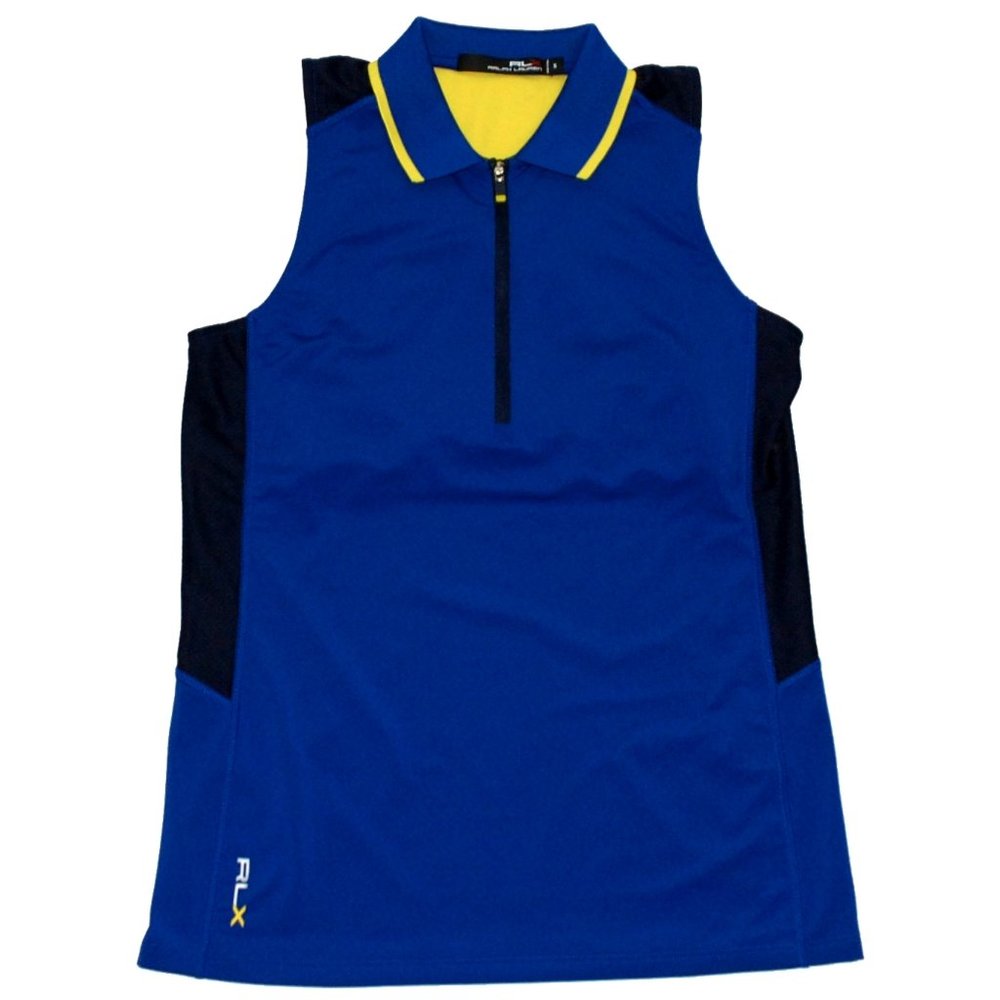 NWT RLX Ralph Lauren Women's PerformanceSleeveless Polo Shirt Small S